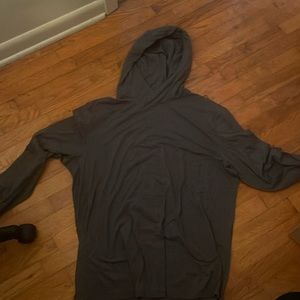 lululemon men’s license to train hoodie. large. dark gray